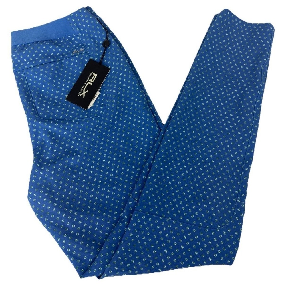 RLX Polo Ralph Lauren Women's Eagle Nylon Stretch Print Golf Pants Size 4 New